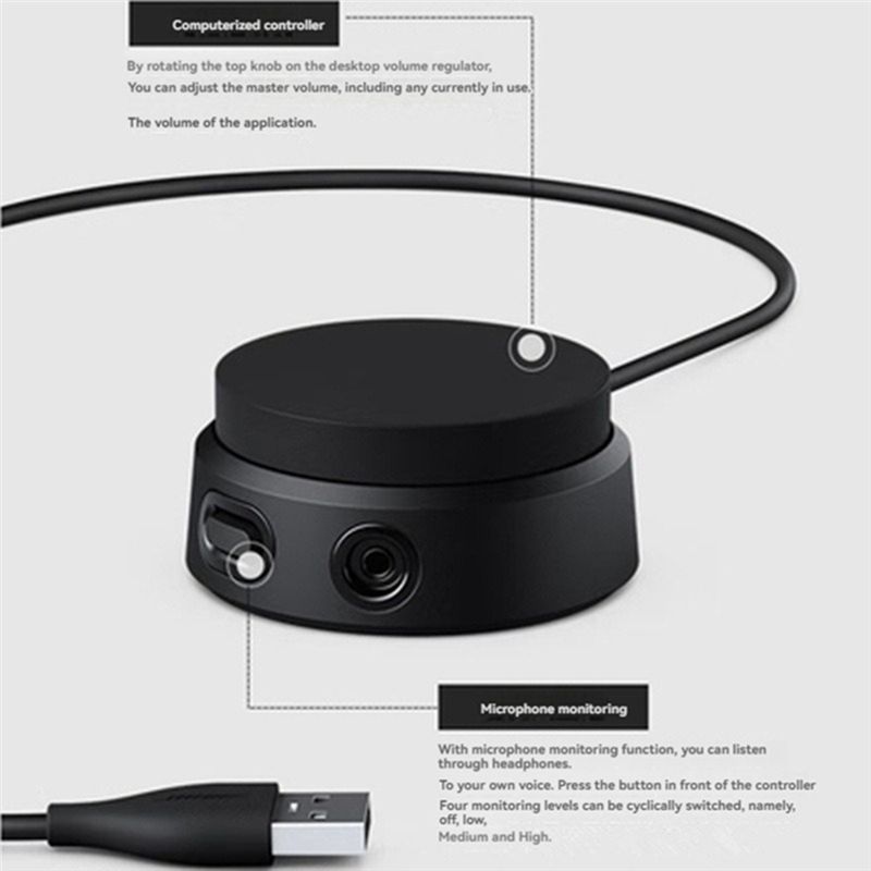 Controlador de volumen USB par - Bose Headphone Qc45 reseña y precio