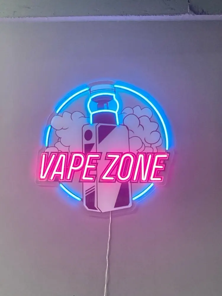 Letrero de neón de vapeo de ci - Vaping Shop reseña y precio