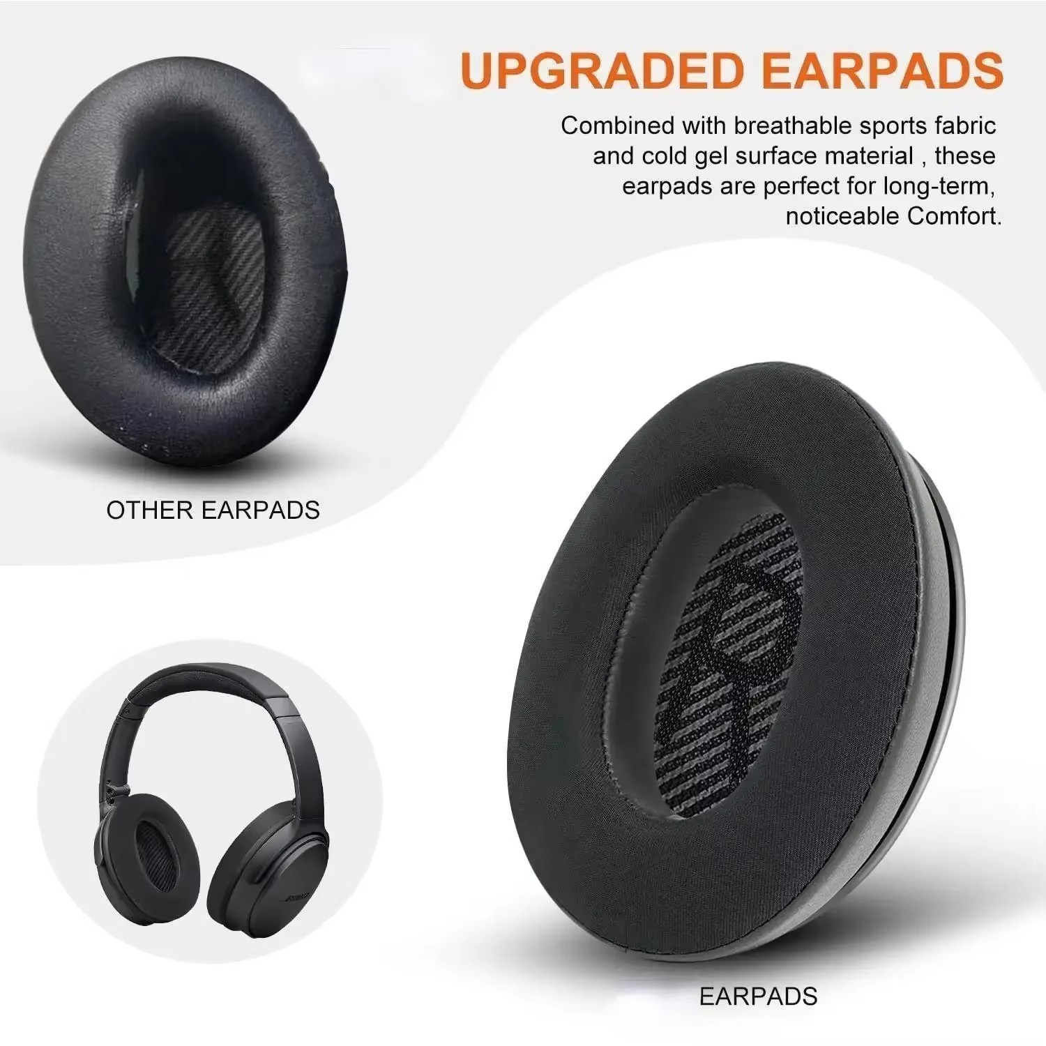 Almohadillas de Gel refrescant - Bose Headphone Qc45 reseña y precio